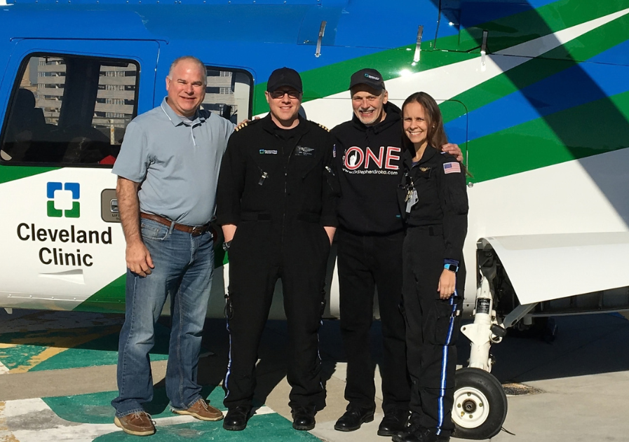 Cleveland Clinic Critical Care Transport Team that life-flighted Dr. Steve