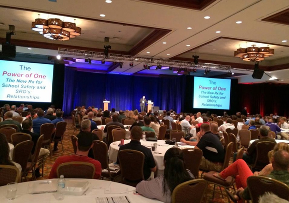 Keynoting the National Association of School Resource Officer's Annual Conference in California - v2